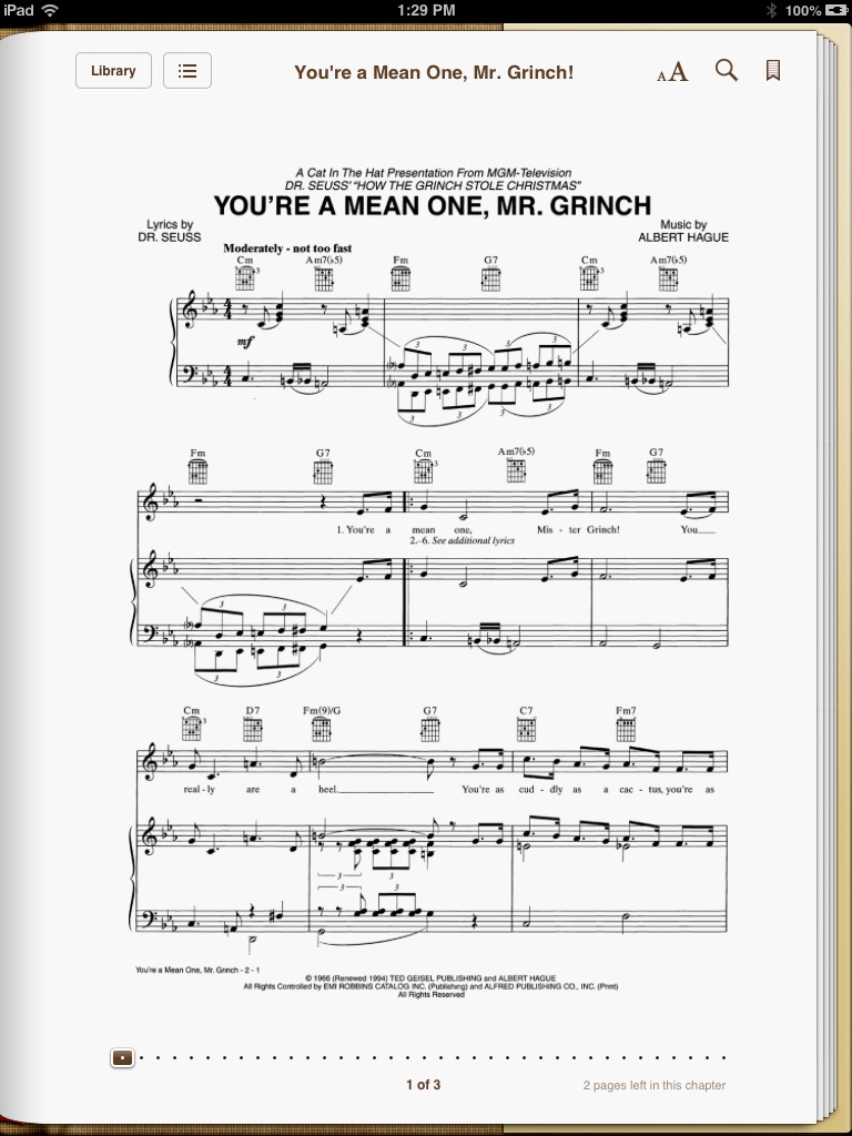 iTunes - Books - You're a Mean One, Mr. Grinch