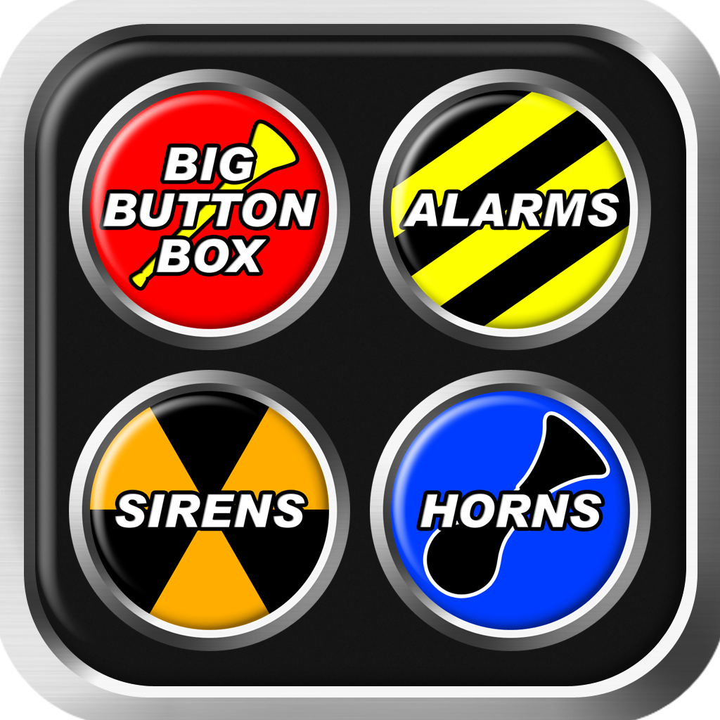 Big Button Box: 알람, 사이렌, 경적 - 경찰차 효과음 모음, 경찰, 구급...