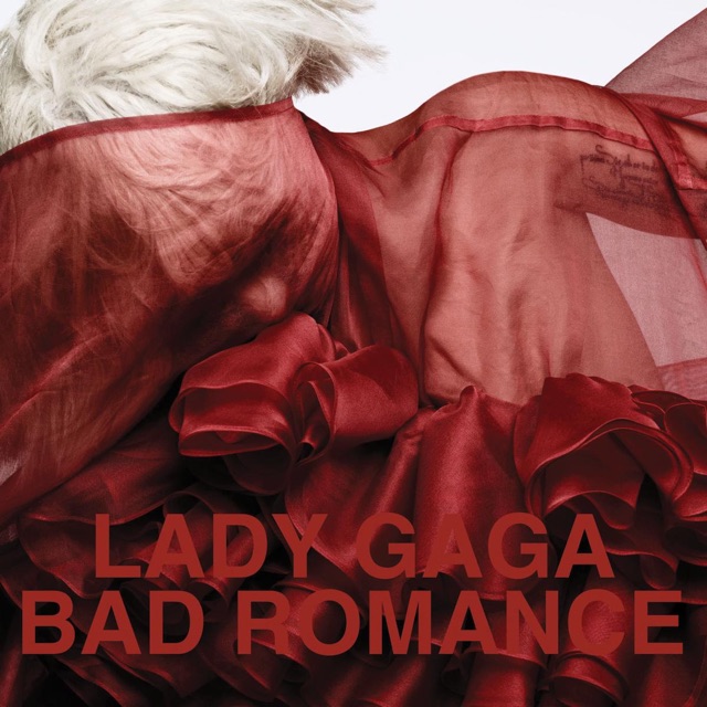 Lady Gaga Bad Romance - Single Album Cover