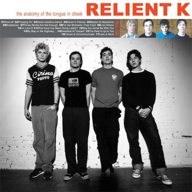 Relient K The Anatomy of the Tongue In Cheek (Gold Edition) Album Cover