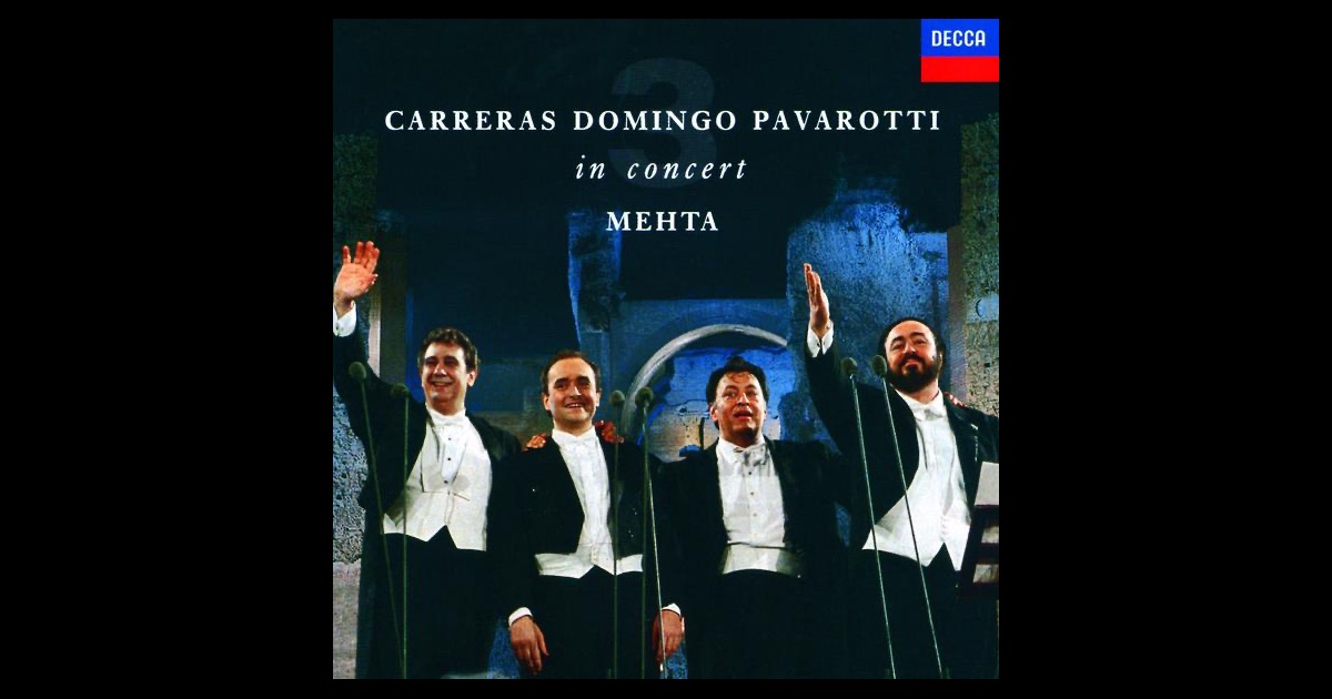 The Three Tenors In Concert by José Carreras, Luciano Pavarotti