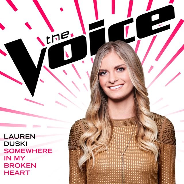 Lauren Duski Somewhere In My Broken Heart (The Voice Performance) - Single Album Cover