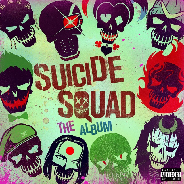 Lil Wayne, Wiz Khalifa & Imagine Dragons Suicide Squad: The Album Album Cover