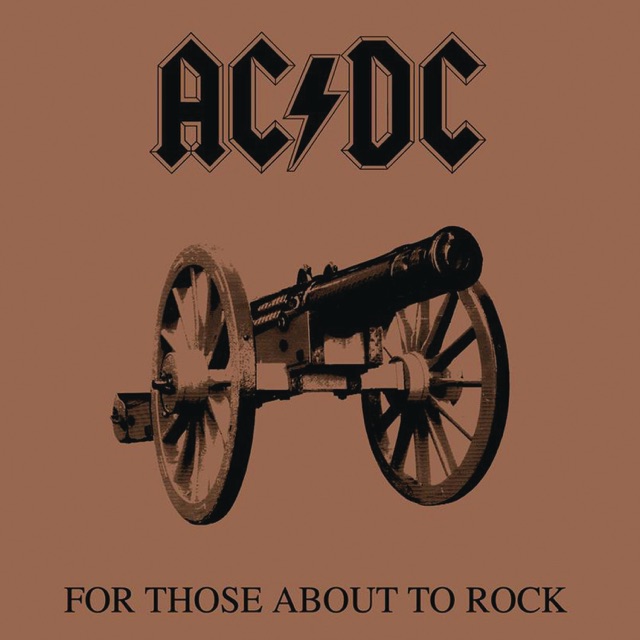 AC/DC For Those About to Rock (We Salute You) Album Cover