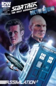 Scott Tipton, David Tipton, Tony Lee, J.K. Woodward & David Messina - Star Trek: The Next Generation/Doctor Who: Assimilation #1 artwork