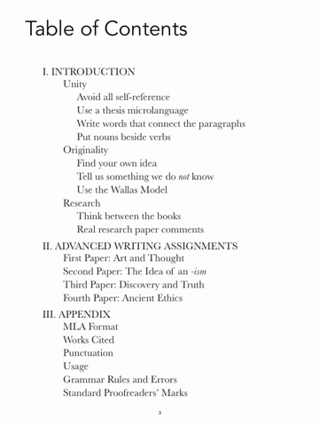 ap english thesis format