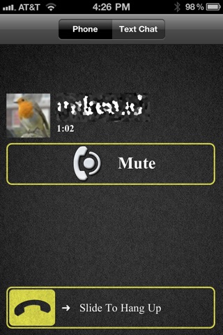 Screenshots of GamePhone - Free voice calls and text chat for Game Center for iPhone