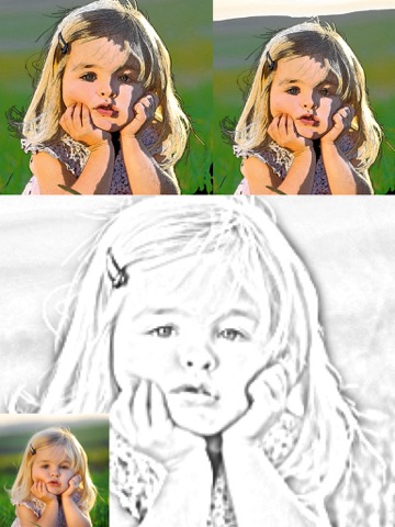 Screenshots of Cartoon Camera Free - univision Sketch Effects In Cam Photo for iPad