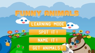 Screenshots of Funny Animals for baby and preschool toddler - Play and learn for iPhone