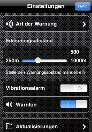 Captura de ecrã do iPhone 3