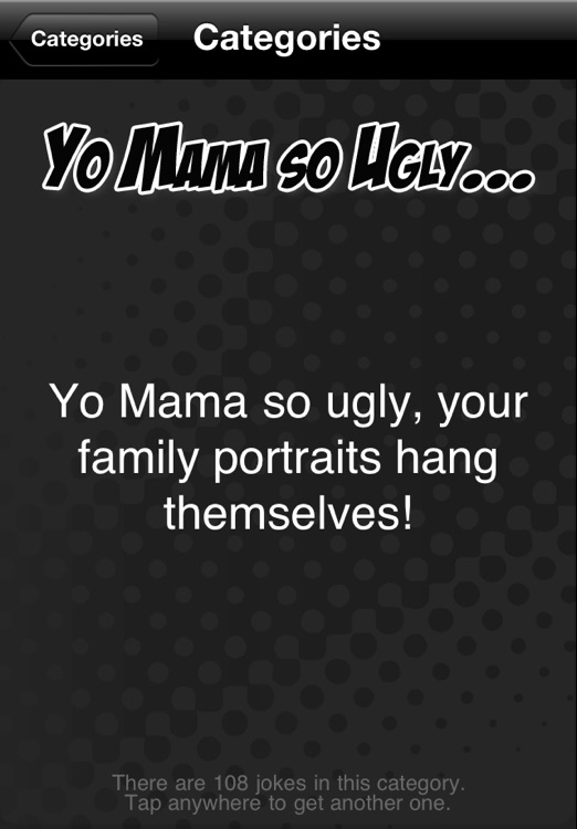 Ugly jokes so your Yo Mama