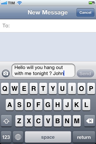 Captura de pantalla del iPhone 2