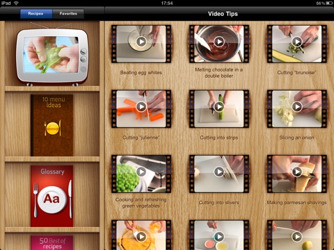 Captura de pantalla del iPad 5