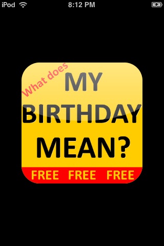 Screenshots of What does MY BIRTHDAY MEAN?! for iPhone