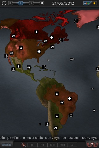 Screenshots of Pandemic 2.5 for iPhone