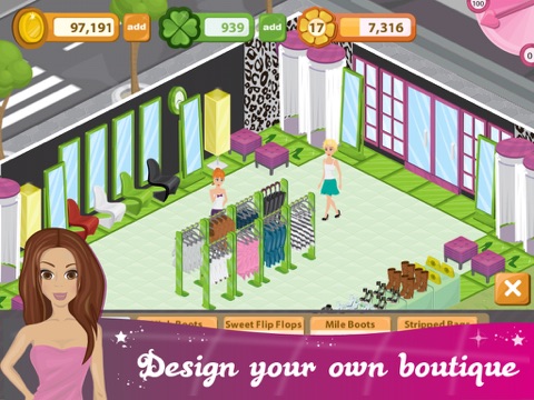 Screenshots of Fashion City - World of Fashion for iPad