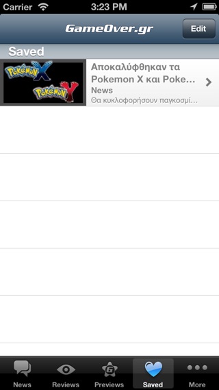 Captura de tela do iPhone 5