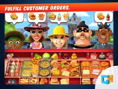Screenshots of Tap-to-Cook for iPad