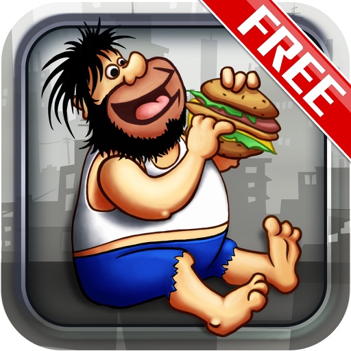 Fast man: Hungry City Free iOS App