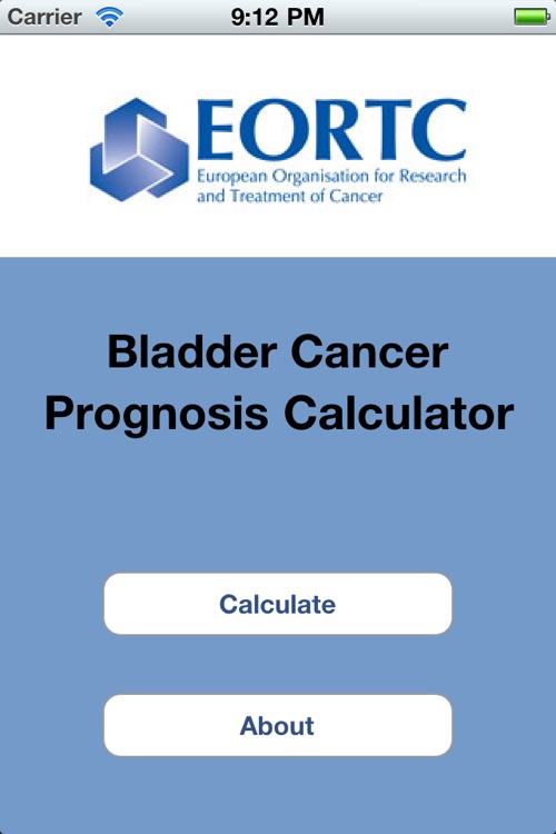 bladder cancer prognosis calculator