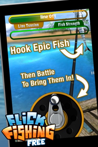 Screenshots of Flick Fishing FREE for iPhone