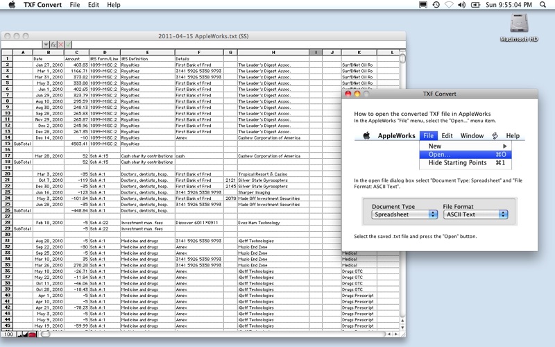 does quicken software for mac export to turbotax for mac