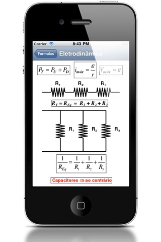 Captura de pantalla del iPhone 3