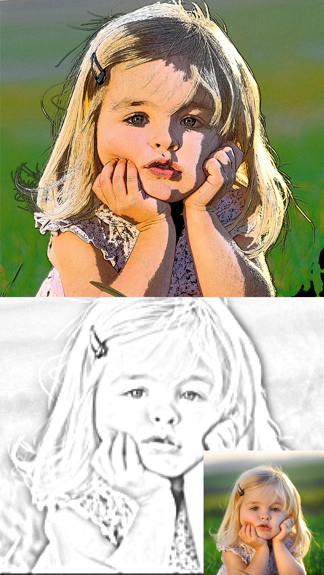 Screenshots of Cartoon Camera Free - univision Sketch Effects In Cam Photo for iPhone