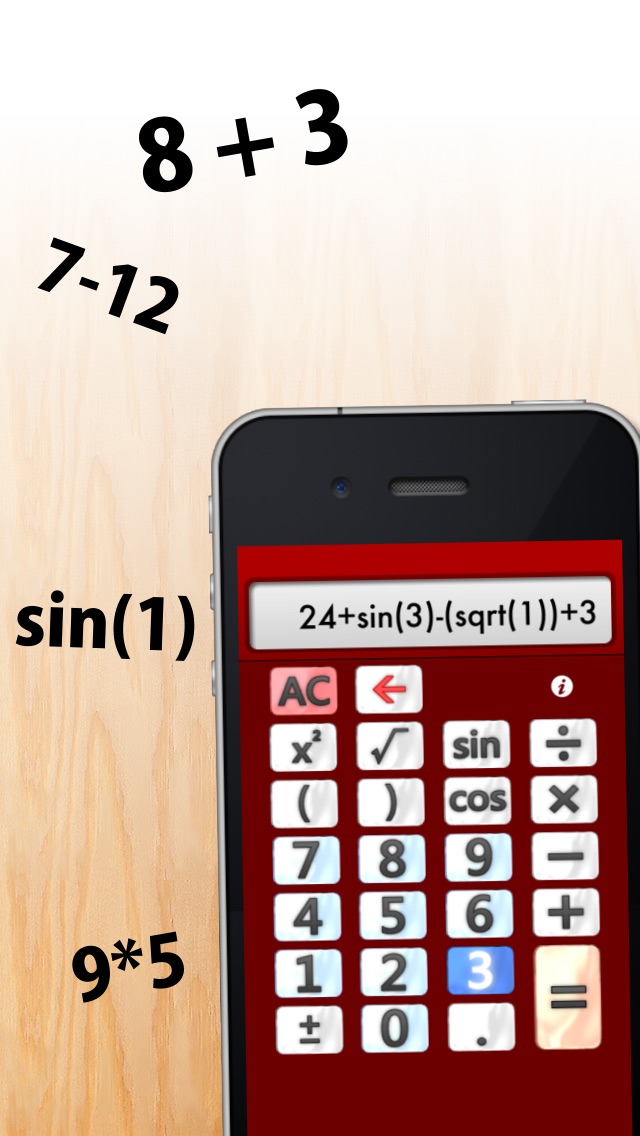 Calculator Free Calculate with Scientific Math Calculator iPhone App