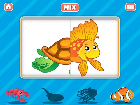 Animal and Food Mix & Match Puzzle for Kids and Toddlers на iPad