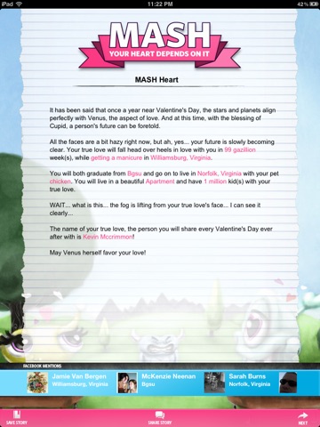 Screenshots of MASH♡ for iPad