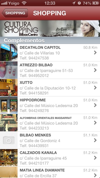 Captura de pantalla del iPhone 3