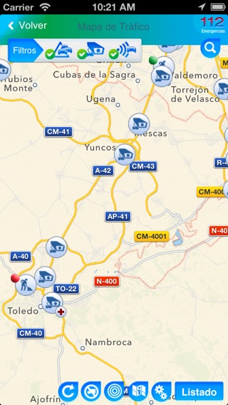 Captura de pantalla del iPhone 4