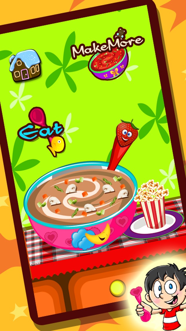 スープ メーカー-無料ホット健康料理ゲームの女の子 - 子供のためのシェフの麺、シーフード、ケーキ、マカロニ、愛好家のためのパンケーキ & 氷がポップアップ表示されます。のスクリーンショット4