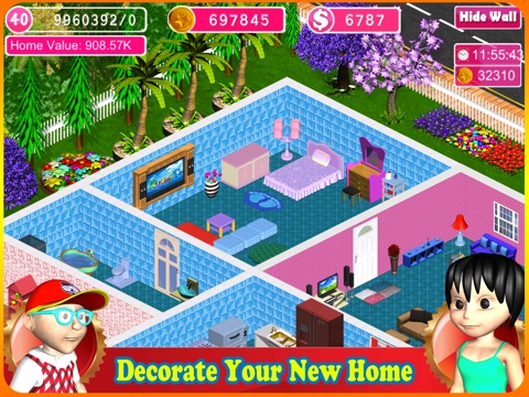Screenshots of Home Design: Dream House for iPad