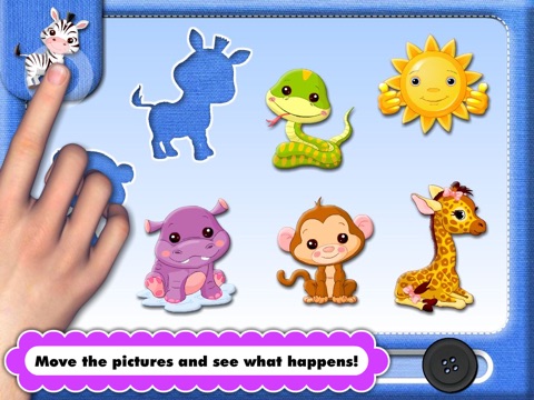 Animated Puzzle Game with Animals and Vehicles for Toddler and Preschool Kids by Abby Monkey® на iPad