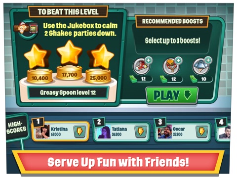 Screenshots of Diner Dash for iPad