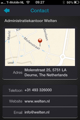 Screenshot of Administratiekantoor Welten