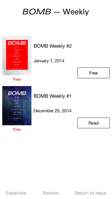 BOMB Weekly screenshot1