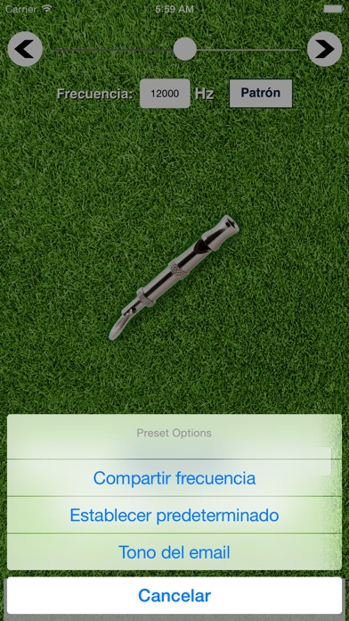 Captura de pantalla del iPhone 3