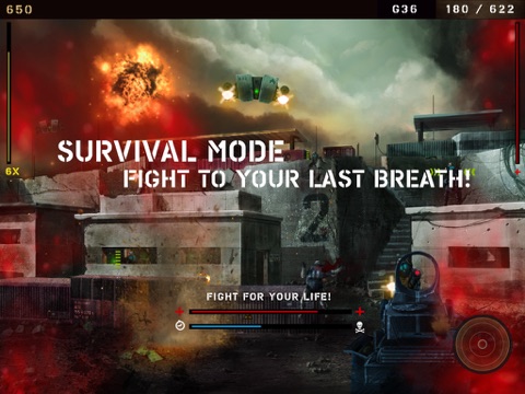 Screenshots of Overkill for iPad