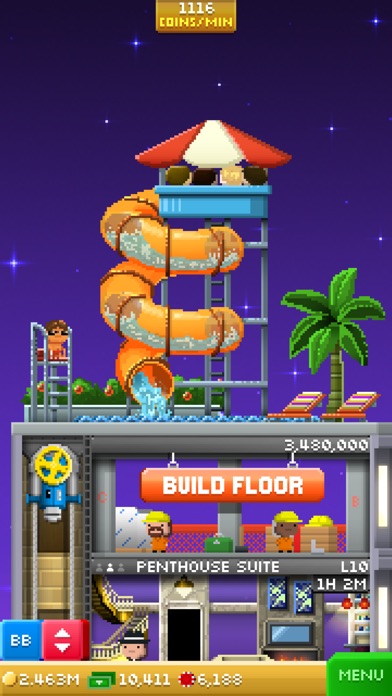 Screenshots of Tiny Tower Vegas for iPhone