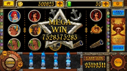 Screenshots of Pirate Slots™ for iPhone