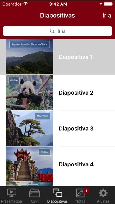 Captura de pantalla del iPhone 3