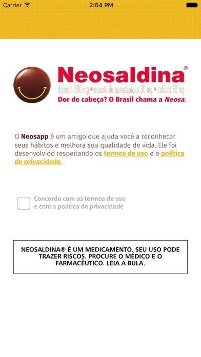 Captura de tela do iPhone 2