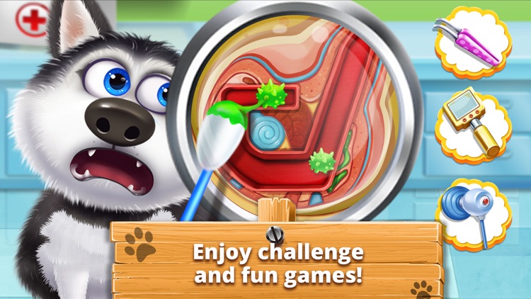 Pet Vet Care Doctor Games! Baby Puppies Dog Cat by Bravo Kids Media