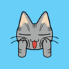 Almukhan Omarov - Cat Faces Stickers artwork