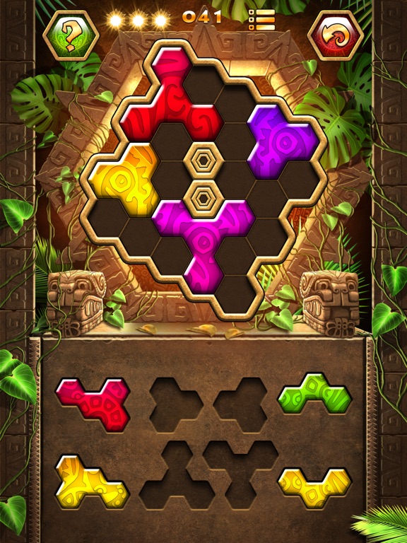 Screenshots of Montezuma Puzzle 3 for iPad