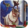 Oh Deer - Santa Spreads Holiday Cheer on Wallpaper nfl point spreads 