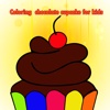 Coloring chocolate cupcake for kids best chocolate cupcake recipe 